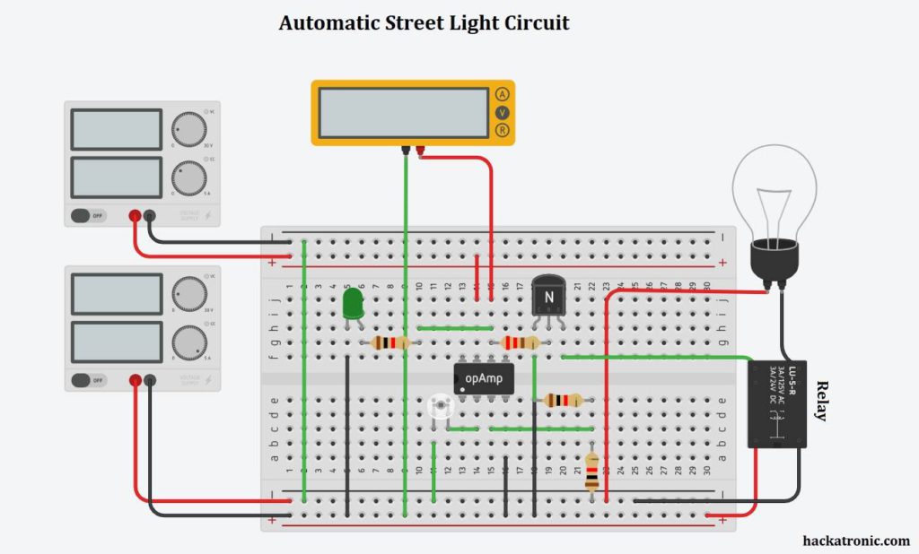 Automatic Street Light Circuit 