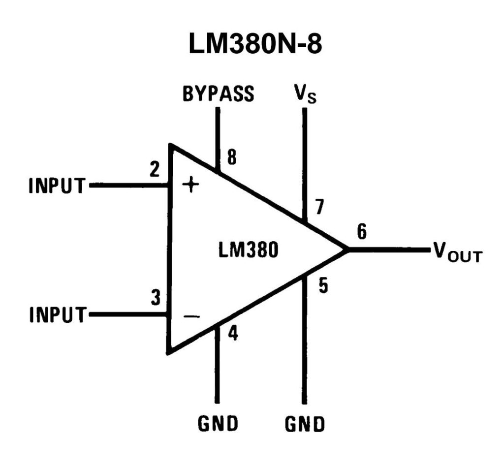 LM380 Audio Power Amplifier Circuit