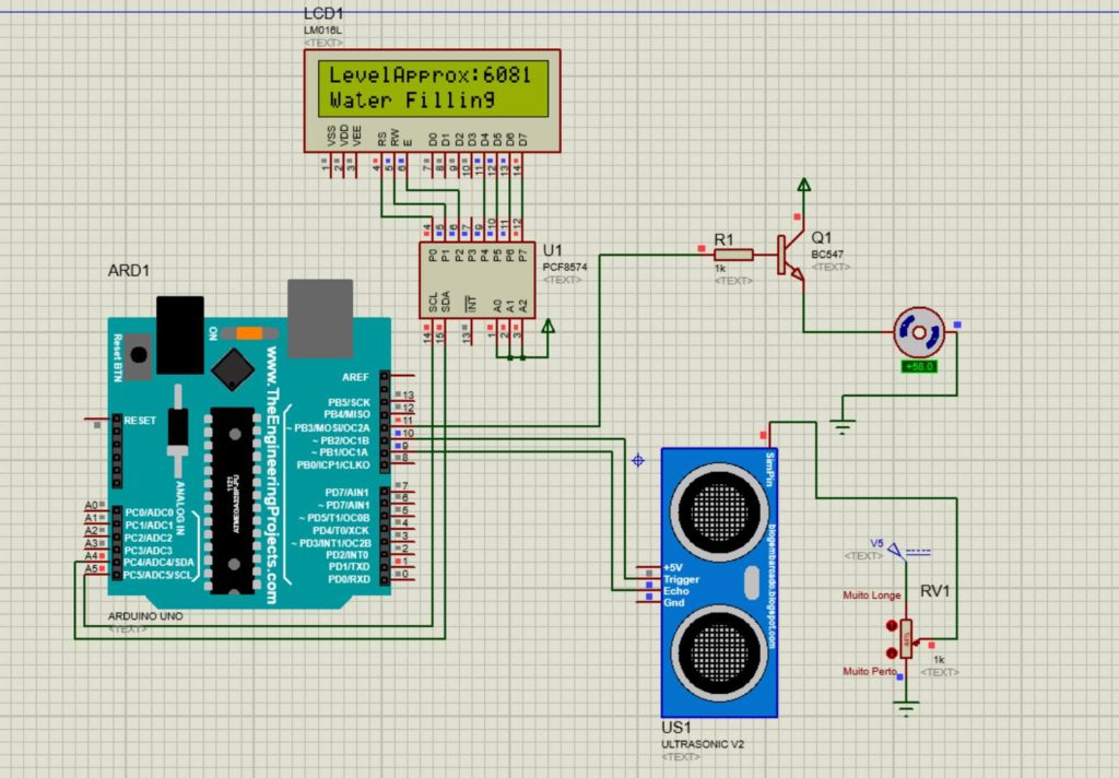 Water level indicator using arduino