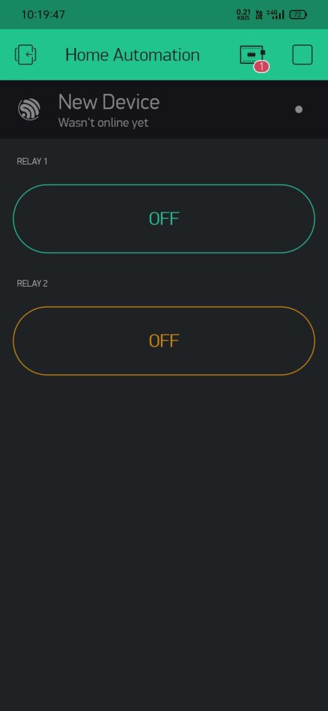 Blynk automation app