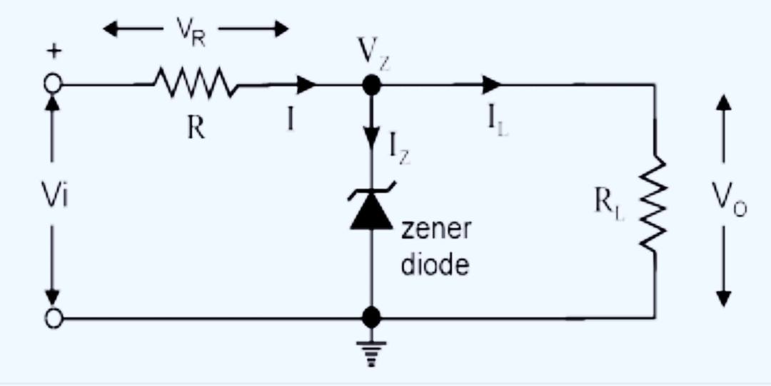 Zener diode as voltage regulator, working & applications » Hackatronic