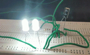 Flashing LED with 555 timer