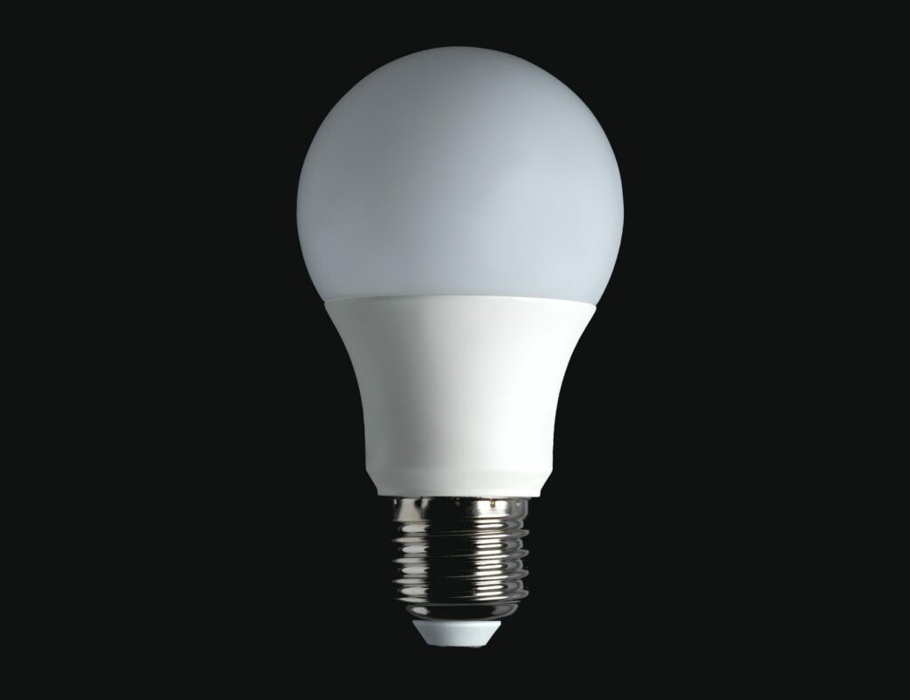 white color led bulb