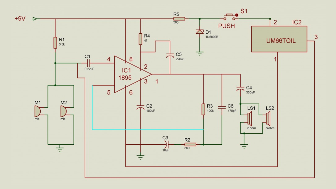 Door Phone Circuit