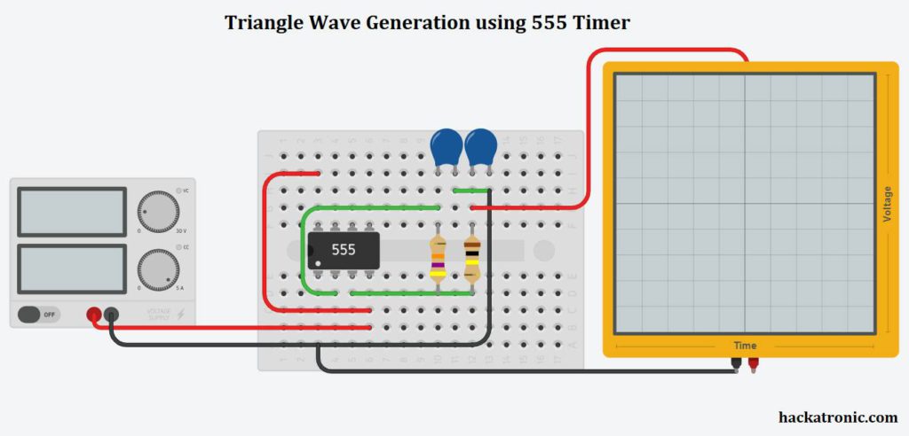 555 timer triangle wave generator