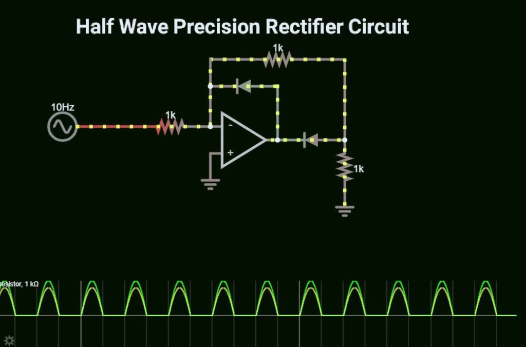 precision rectifier circuit diagram