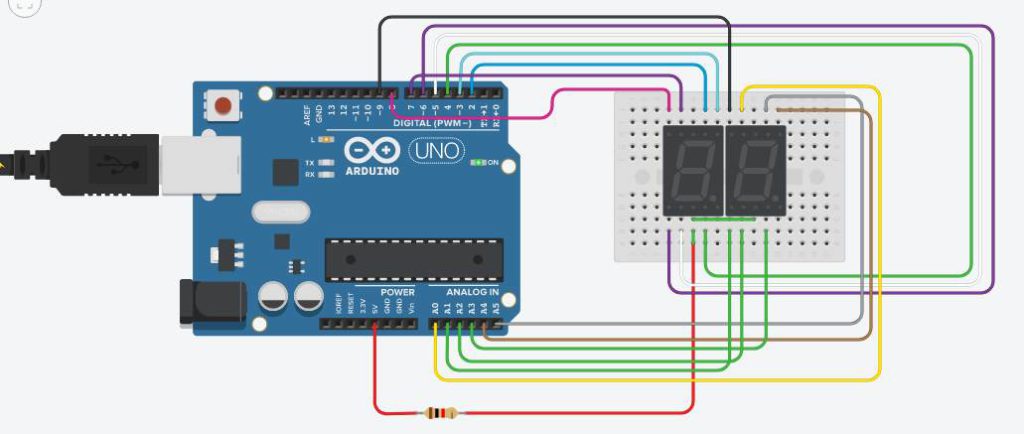 Seven Segment Display with Arduino