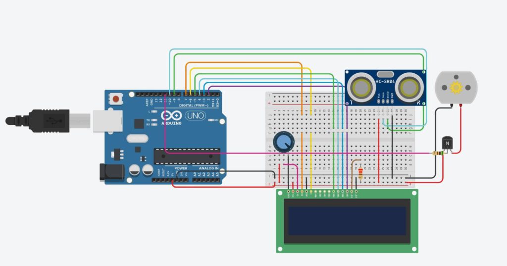 Water level indicator arduino