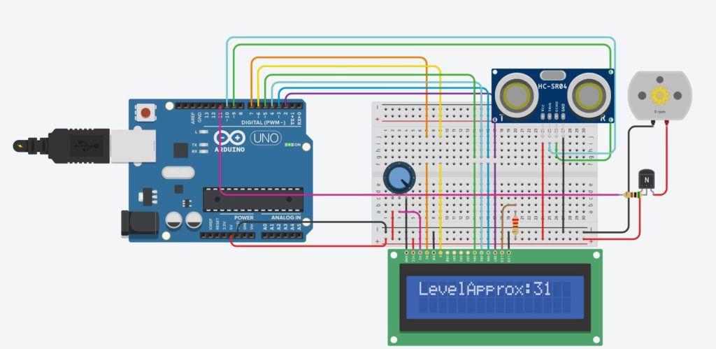 Water level indicator and pump controller