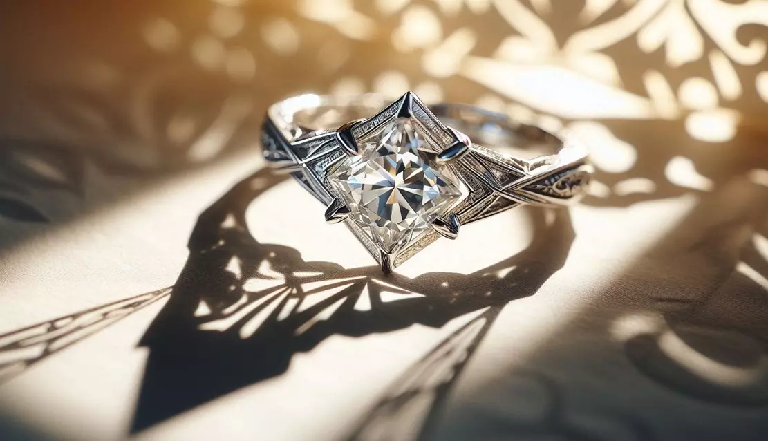 Designing Princess Cut Diamond Ring