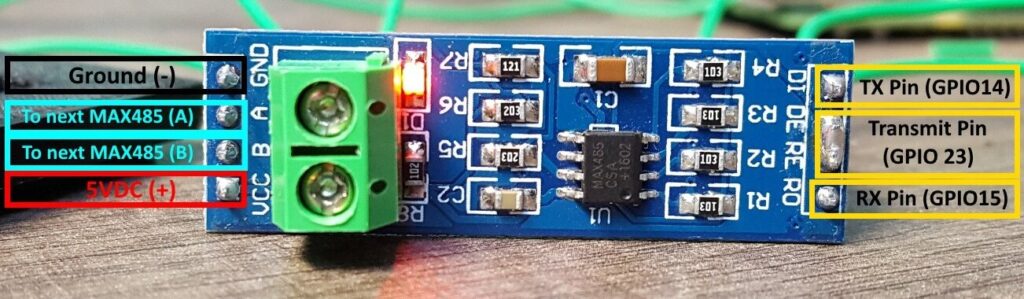 MAX485 TTL to RS485 Module
