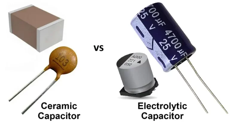 Ceramic vs Electrolytic Capacitor