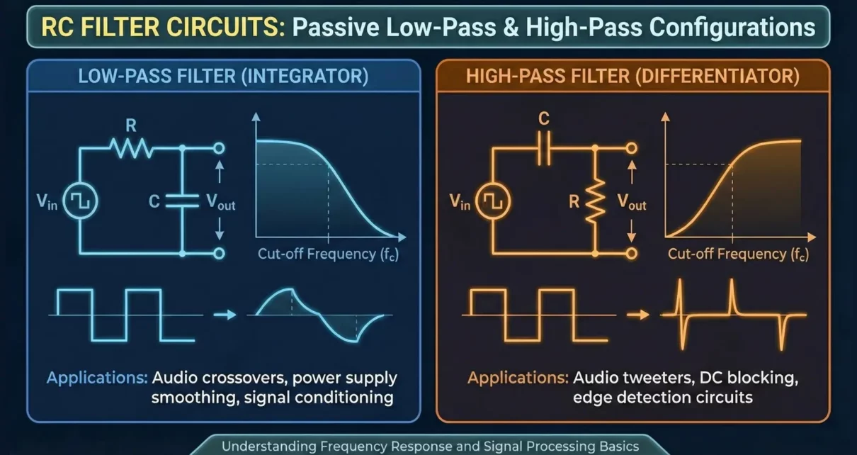 Passive RC Filter Circuits