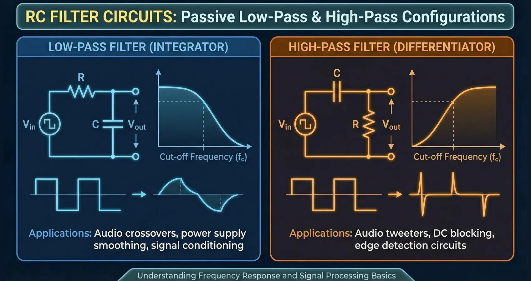 Passive RC Filter Circuits