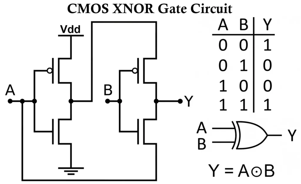 CMOS XNOR Gate Circuit