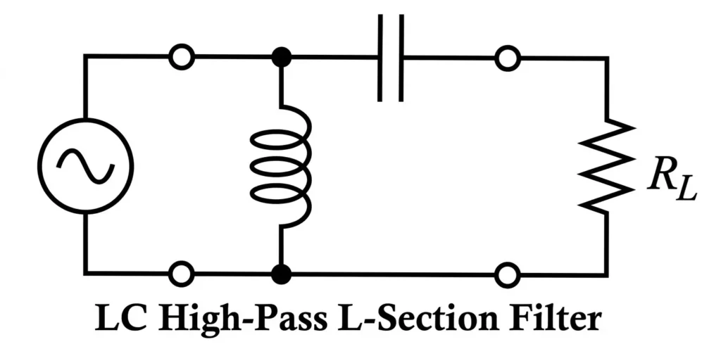 LC High Pass Filter