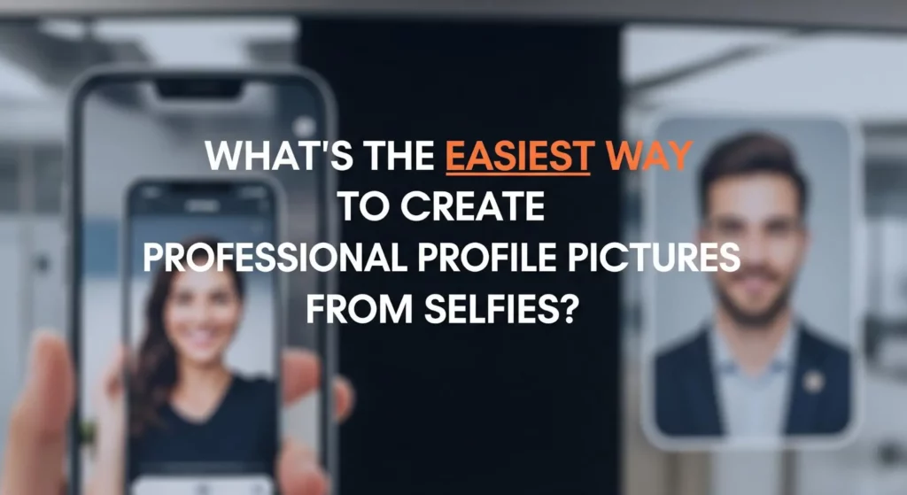 Professional Profile Pictures from Selfie